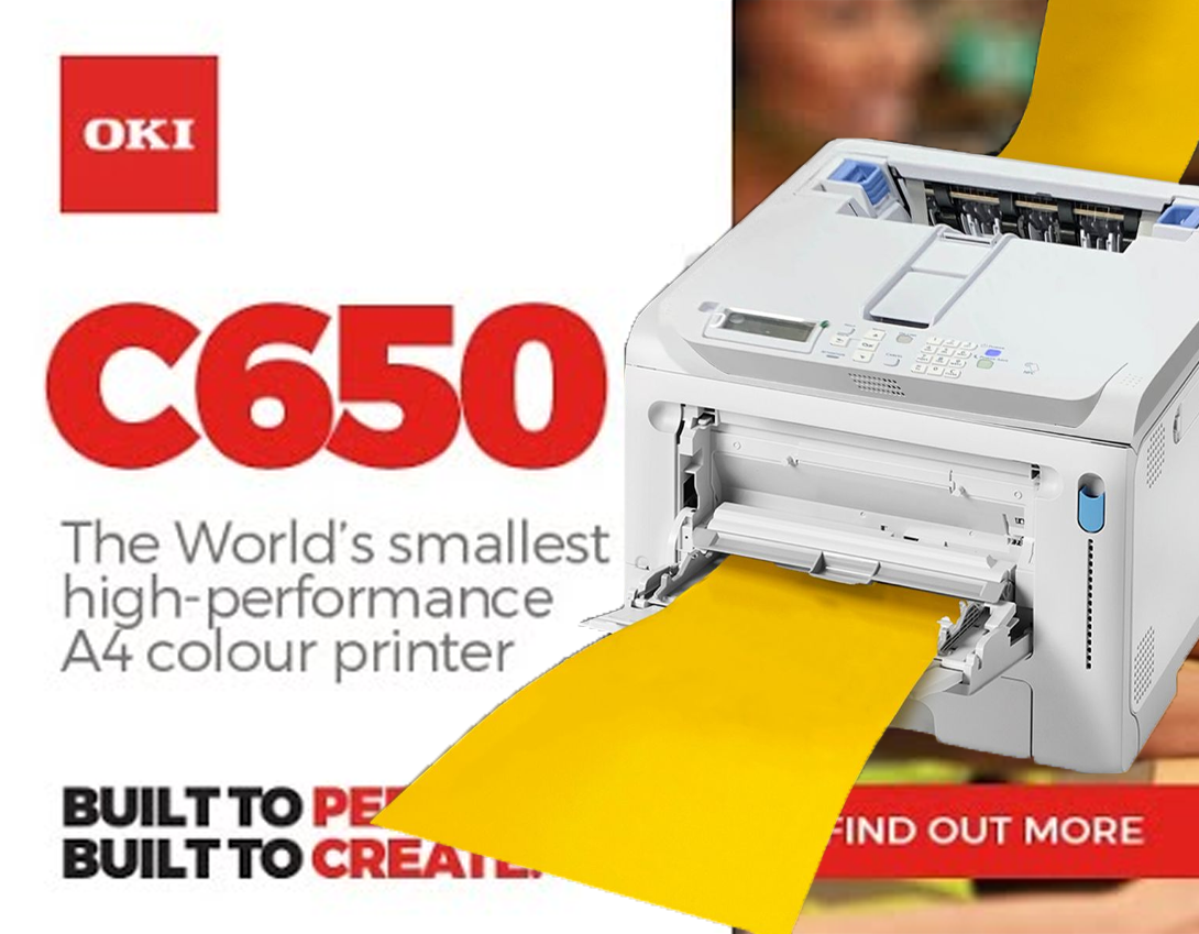 OKI C650 printer view