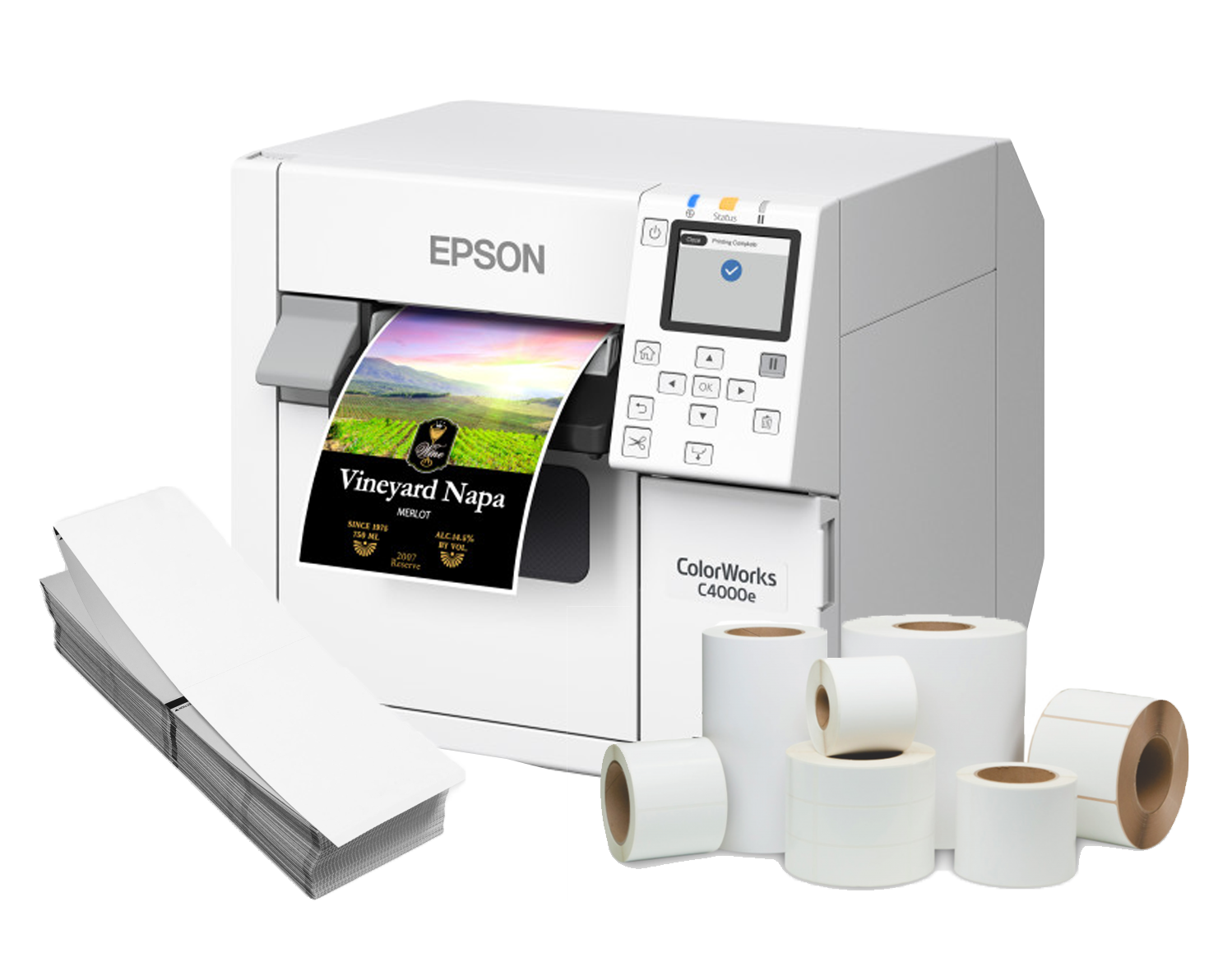 Epson CW-C4000e product overview collage