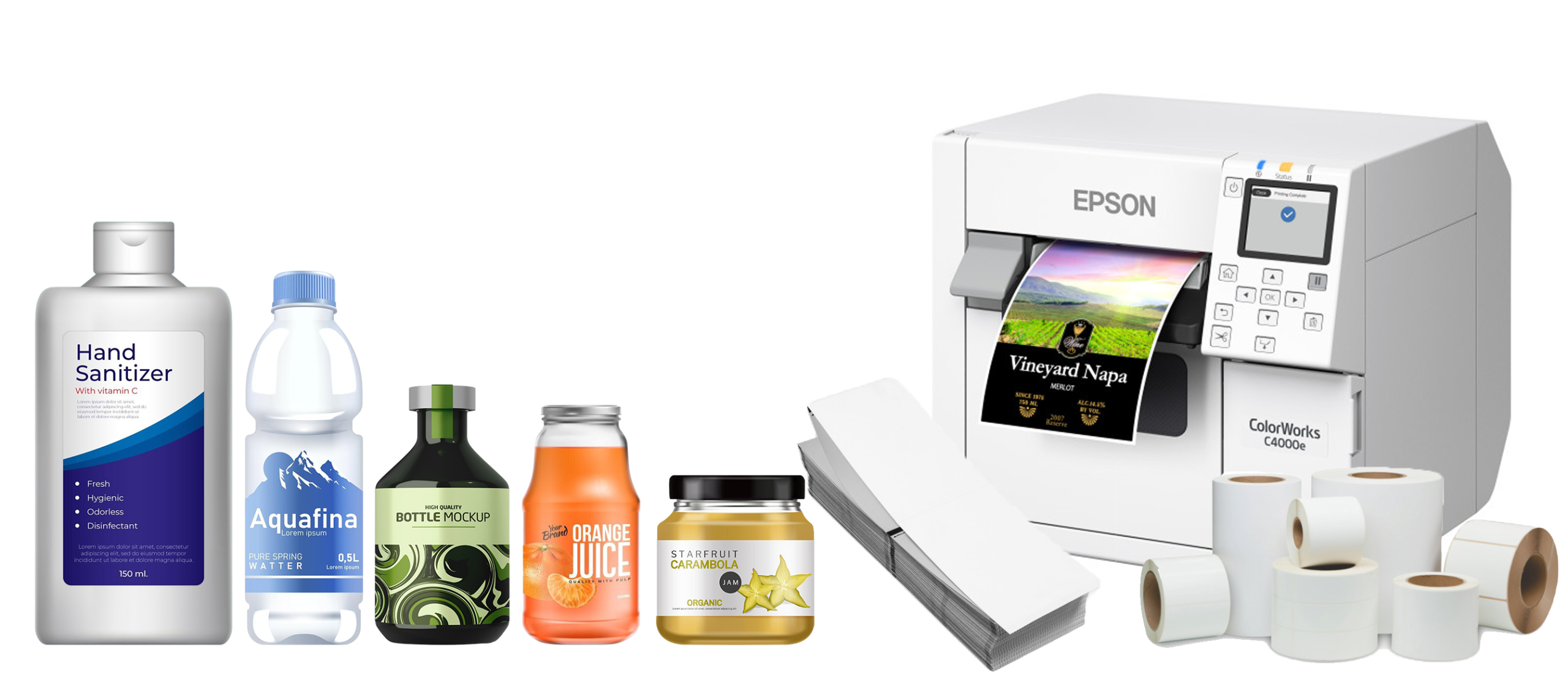 Epson CW-C4000e product collage