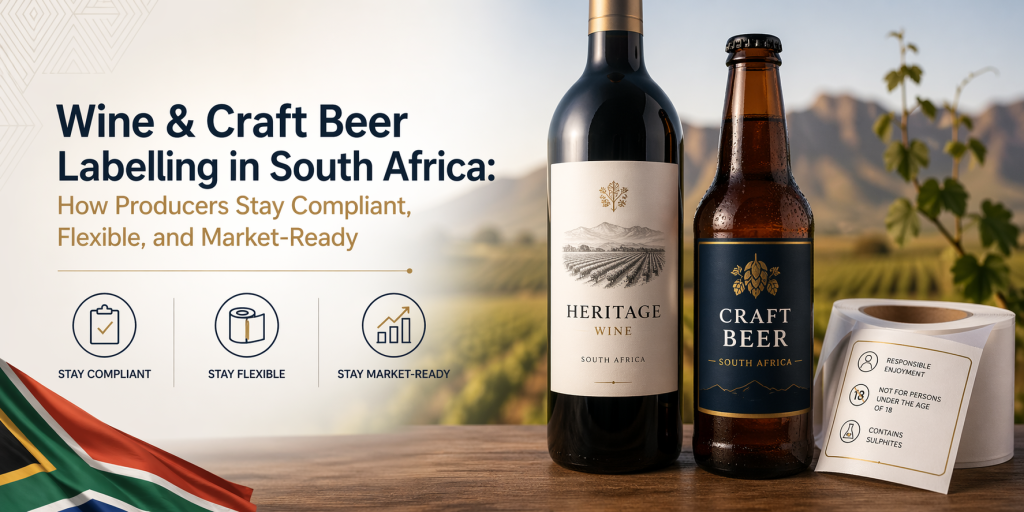 Wine & Craft Beer Labelling in South Africa How Producers Stay Compliant, Flexible, and Market-Ready - 1