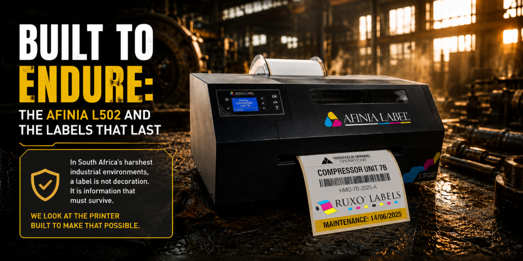 Afinia L502 labels thats built to last