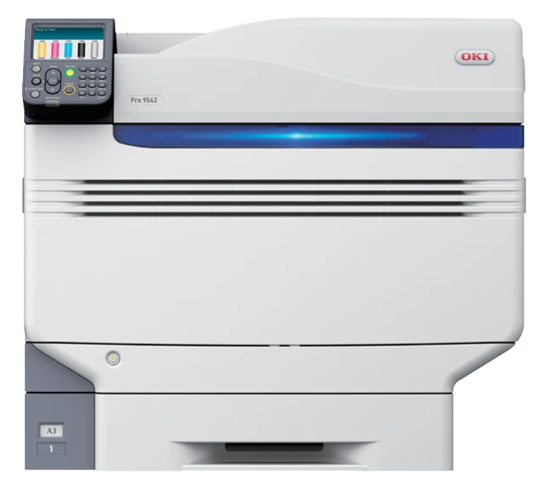 OKI Pro 9542 A3 colour and white label printer