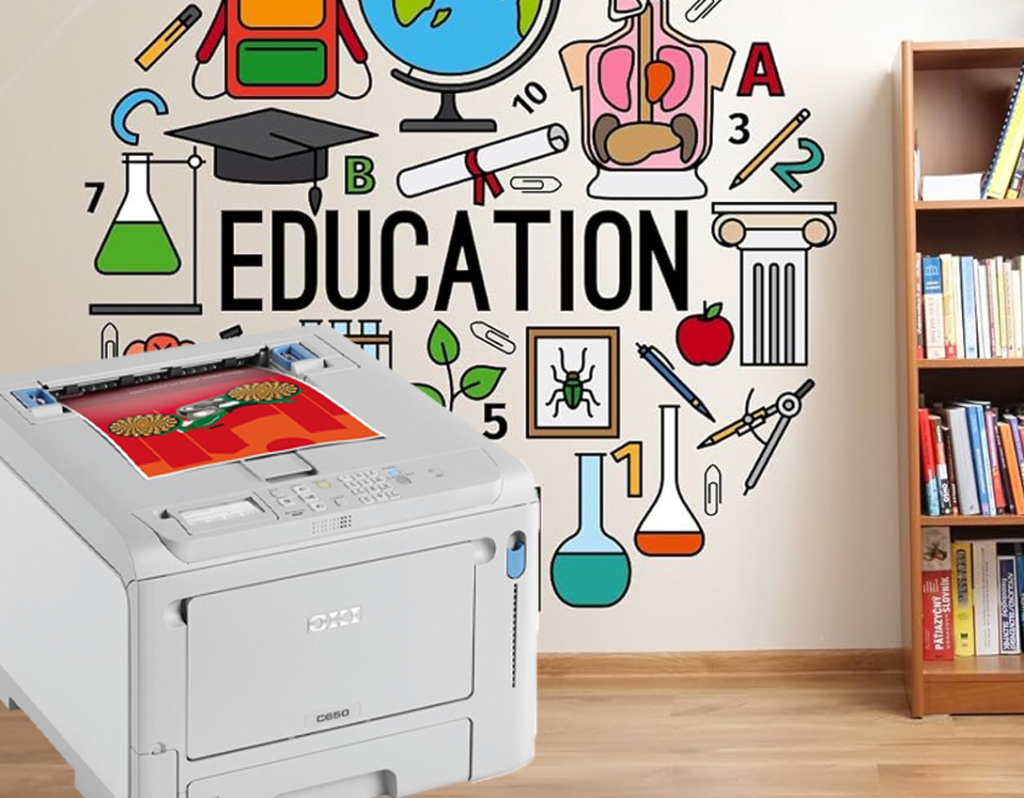 OKI printed education materials