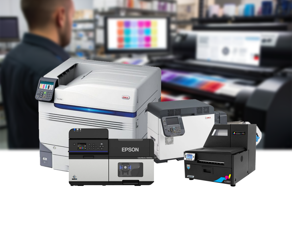 On-demand colour label printers