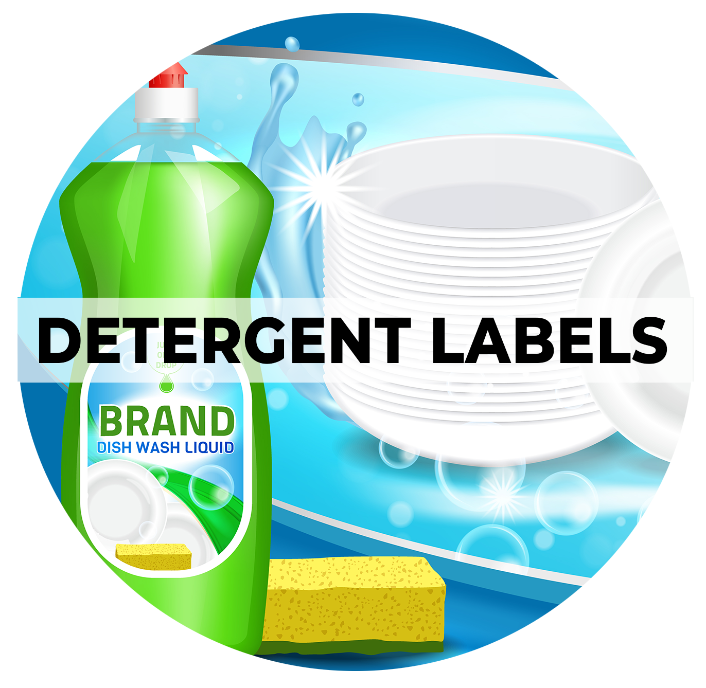 Detergent labels