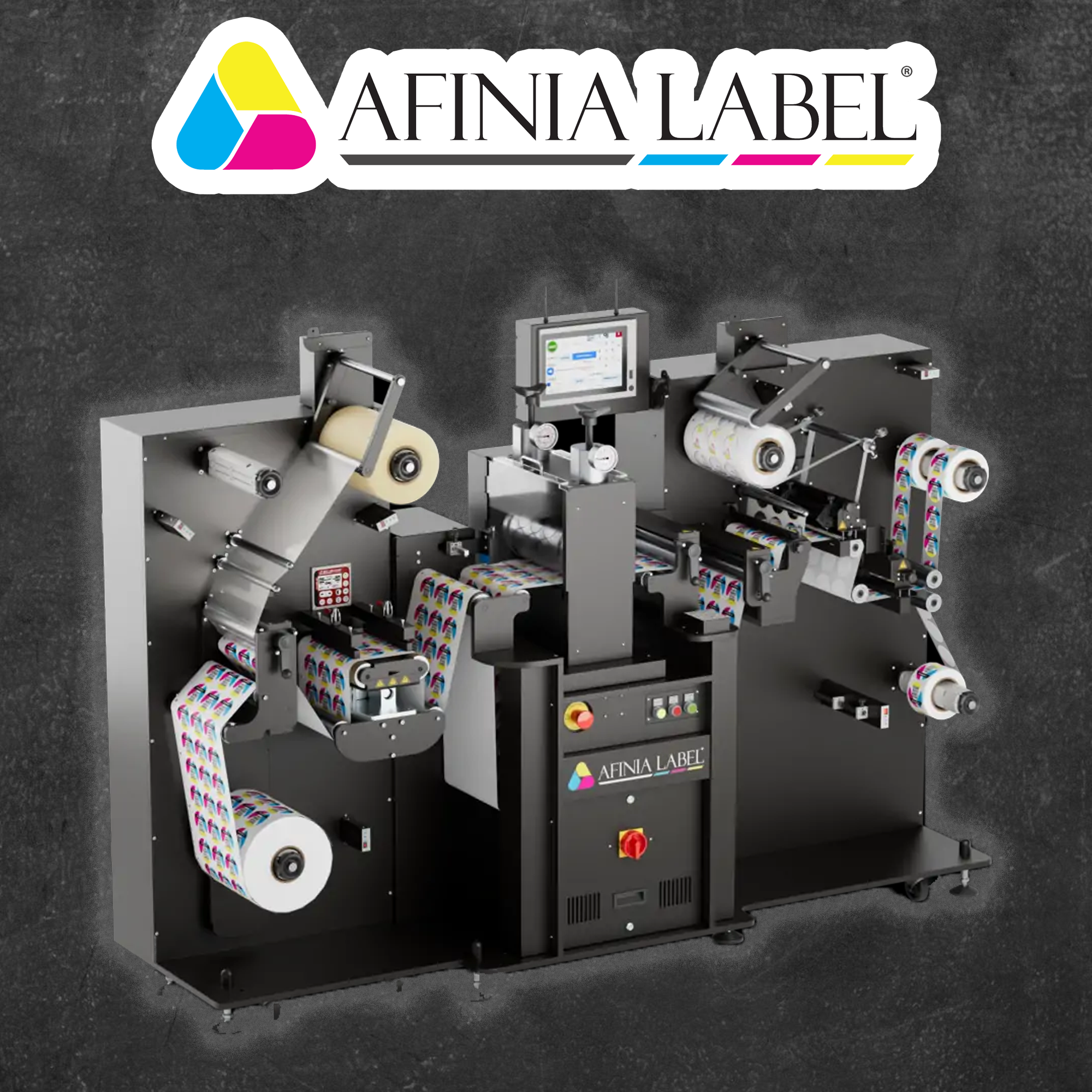 Afinia DC350 semi-rotary die label finisher