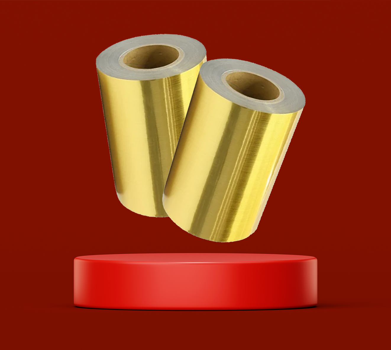 Gold metallic media
