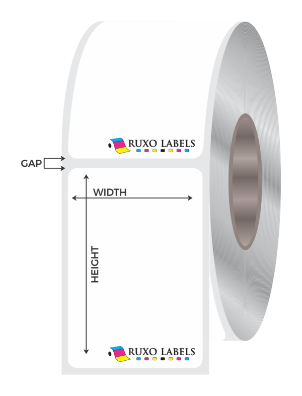 Die cut label preview