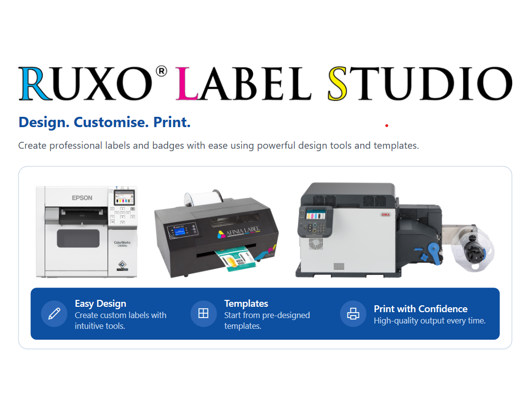 RUXO Label Studio Software Interface